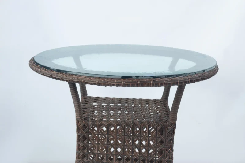 Wedoo Garden Rattan Patio  Table + 4 chairs - Image 2